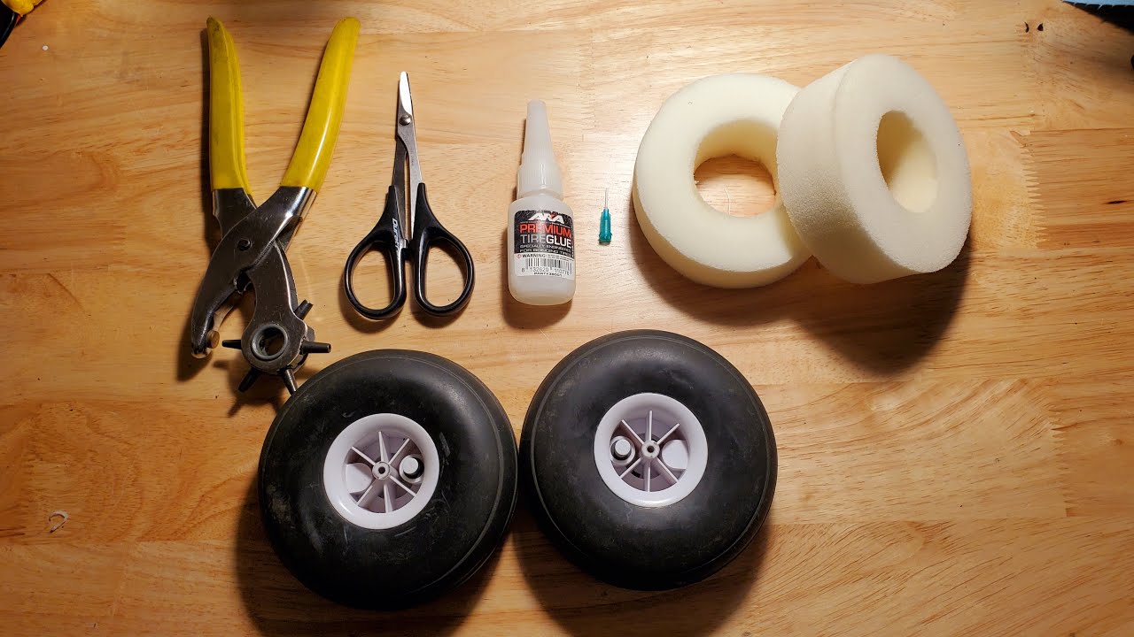 FMS 1300mm PA-18 Super Cub with Reflex V3 / Tire Fix Tire Mod