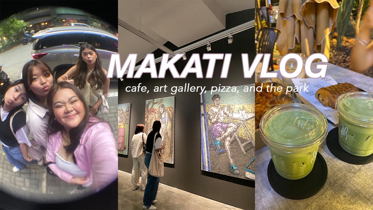 WALKING AROUND MAKATI 3 | lost ella's lashes?, lunch, cafe, art galleries, friends vlog mnl