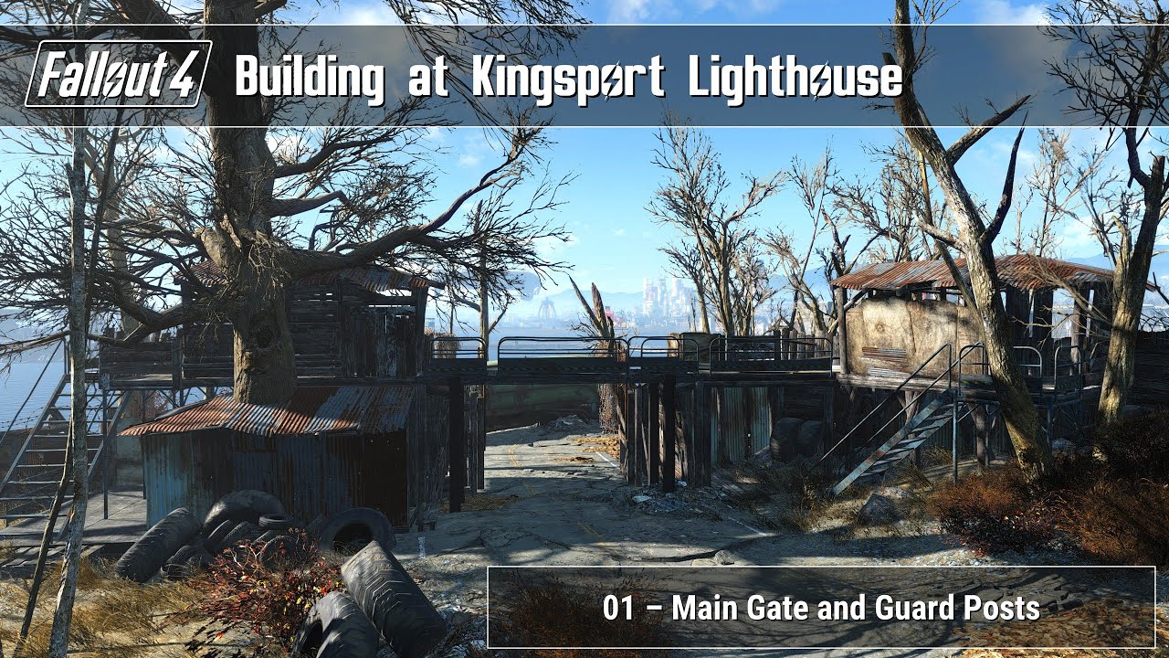 Fallout 4 - Building at Kingsport 01 (Main Gate and Guard Posts)