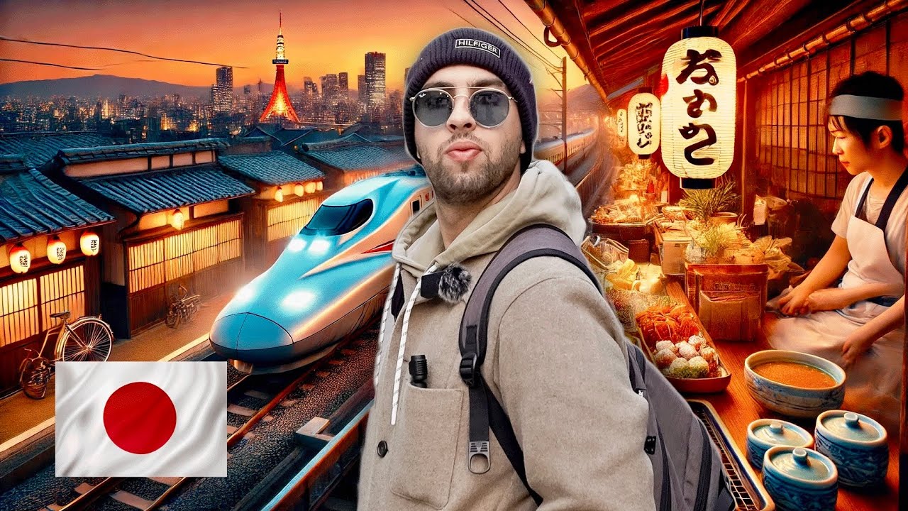 🚄 رحلتي بالقطار السريع في اليابان واكتشاف أماكن غريبة في كيوتو! 🇯🇵