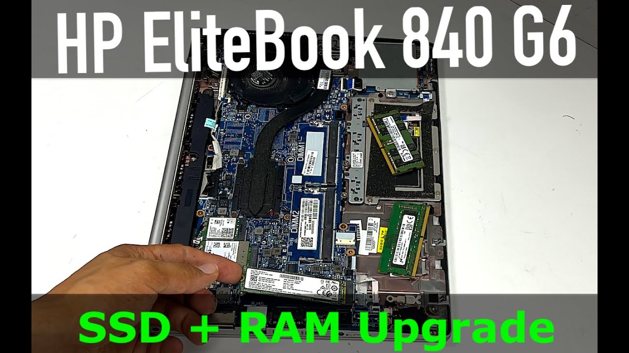 HP EliteBook 840 G6 | Как заменить оперативную память + SSD