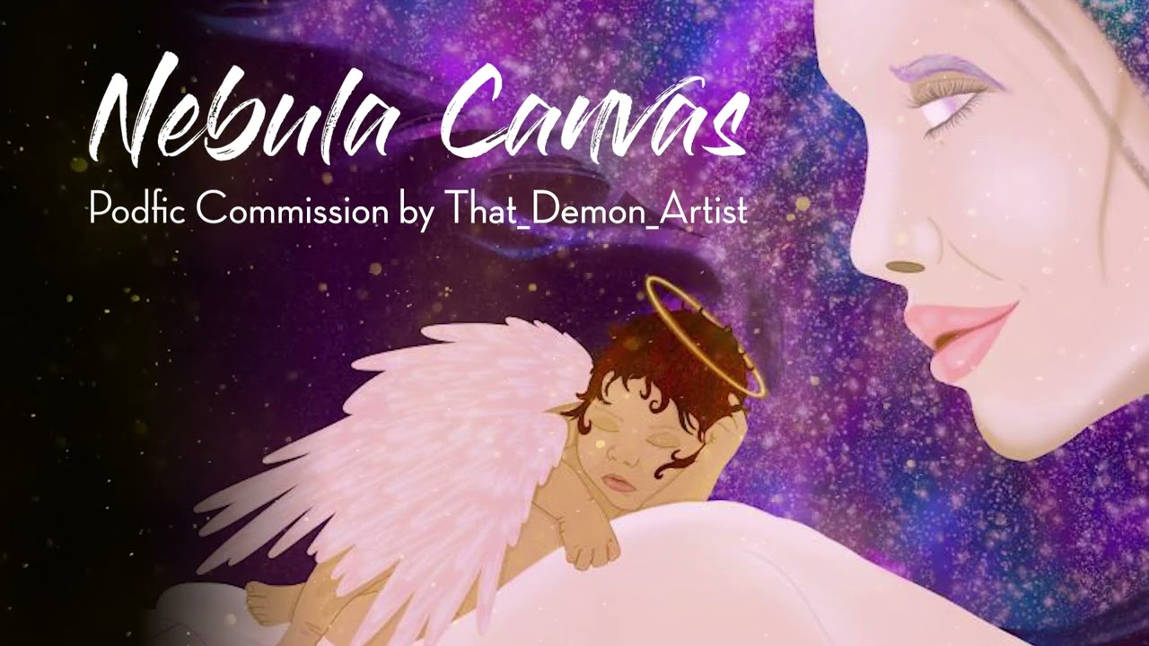 A Good Omens Podfic Commission || Nebula Canvas