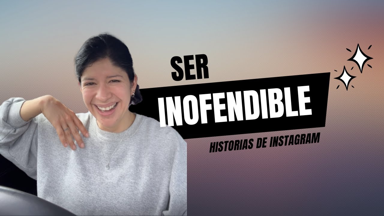 Cuesta mucho... ¡pero si se puede ser inofendible!