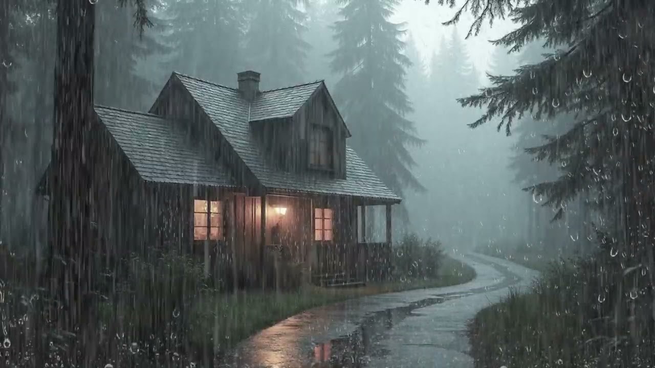 Strong Rain Sounds | Deep Calm