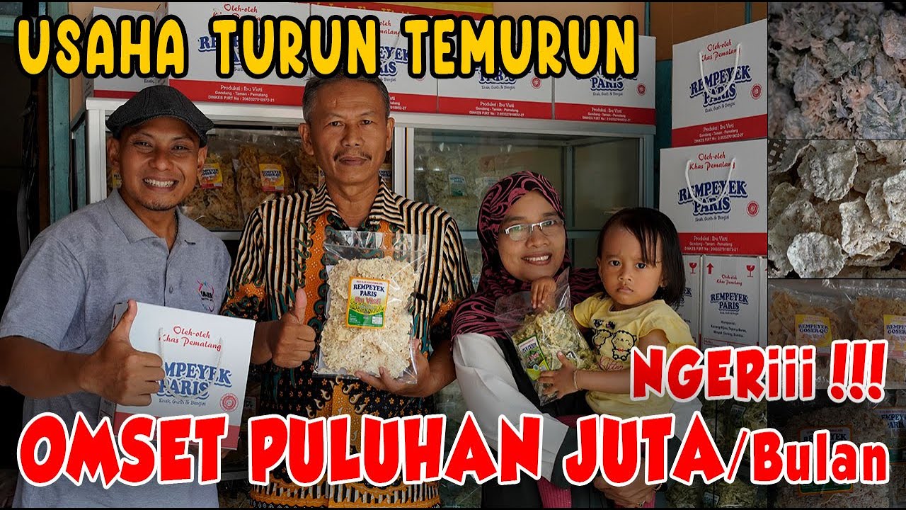 AWALNYA USAHA MERTUA, KINI OMSETNYA JUTAAN TERLARIS I PEYEK KACANG IJO SUPER RENYAH & GURIH PEMALANG