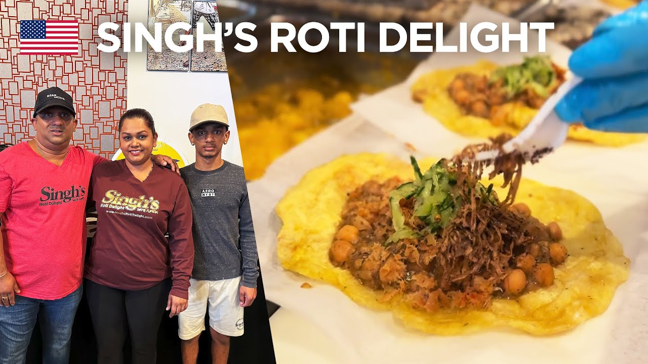 Exploring Trini Cuisine at Singh's Roti Delight in South Florida, USA 🇺🇸 Foodie Nation