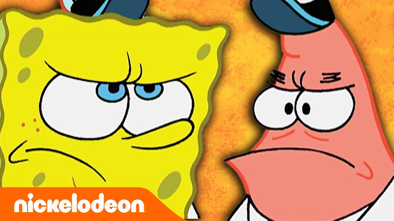 Bob Esponja | Bob Esponja e Patrick lutam - Parte 1 | Nickelodeon em Português