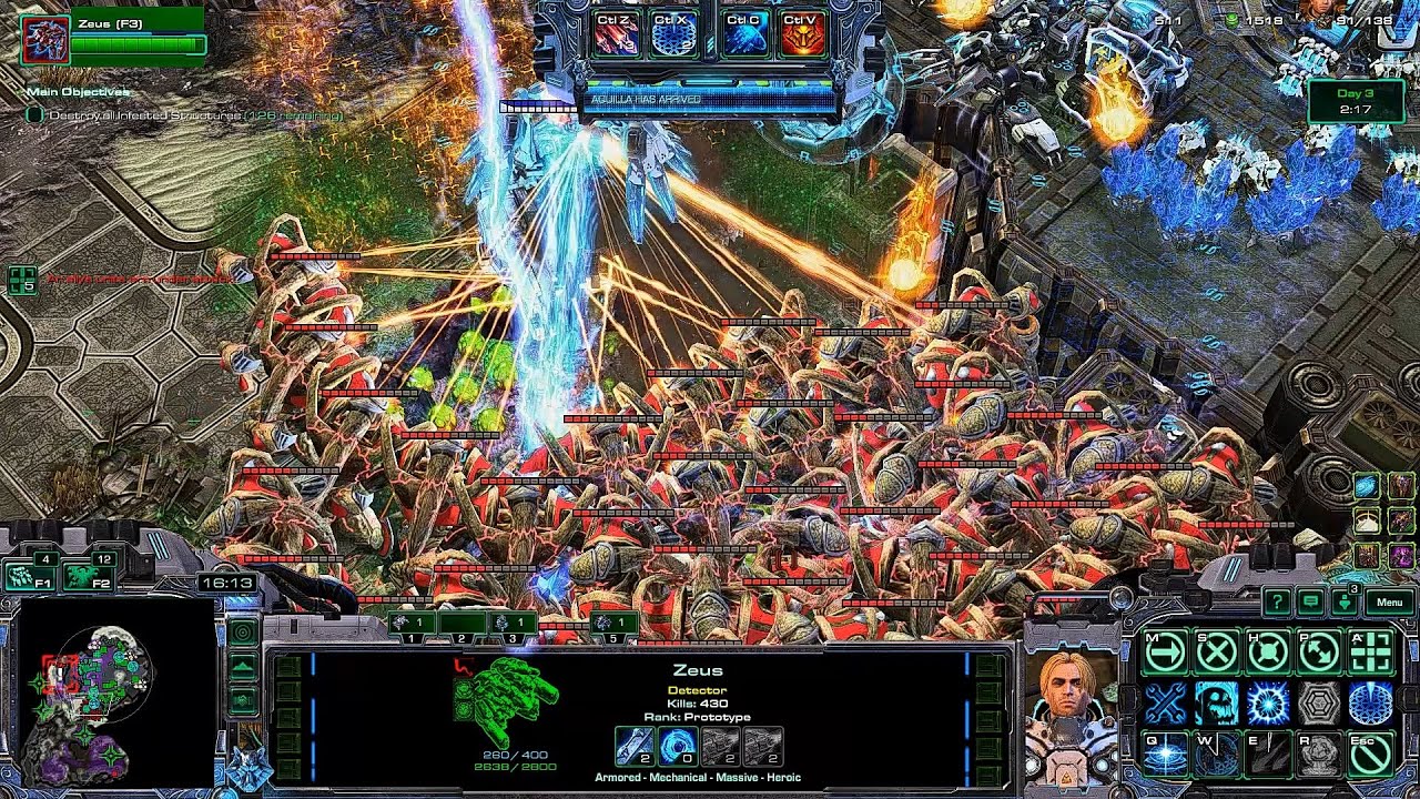 SC2 Nexus Co-Op Dead of Night ▏ Valerian Mengsk & Ariel Hanson Custom Mutation GamePlay