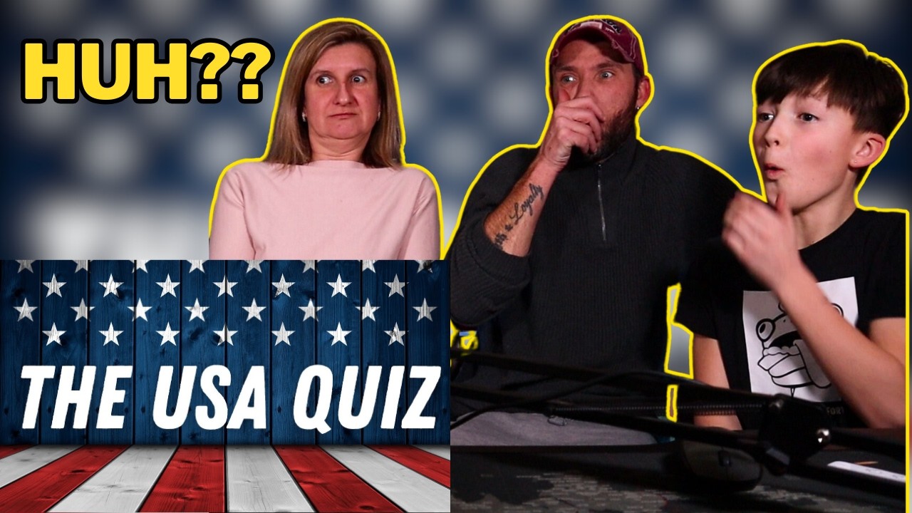 Graham Family Reacts Tries an American Quiz