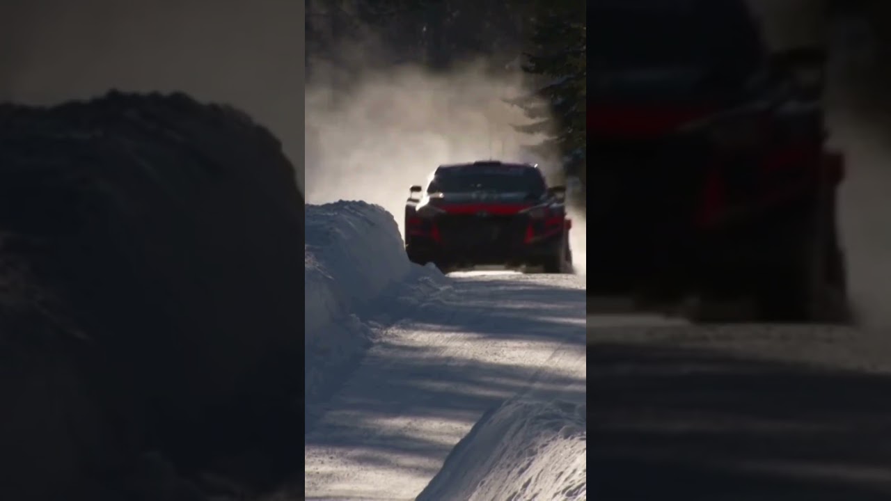 **🏁💨 Arctic Rally Finland 2021: Intense Action** #IntenseRally #WRCRacing #RallyFinland