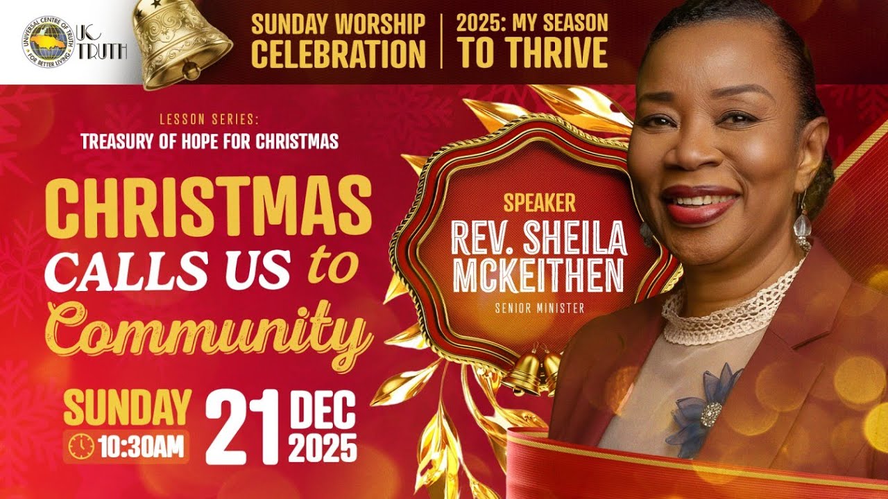 Christmas Calls Us to Community - Reverend Sheila McKeithen - December 22, 2025
