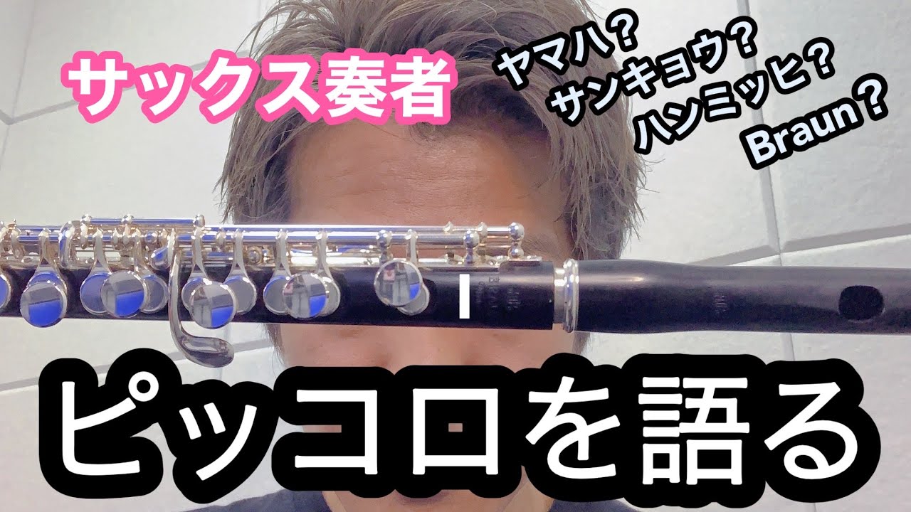 ピッコロ楽器遍歴を語る！サックス奏者の個人的見解です！