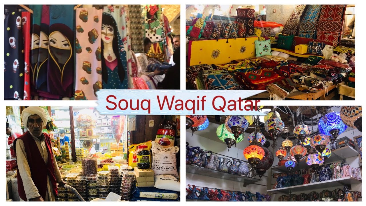 Local & Traditional Market of Qatar 4K Video, Souq Waqif of Qatar