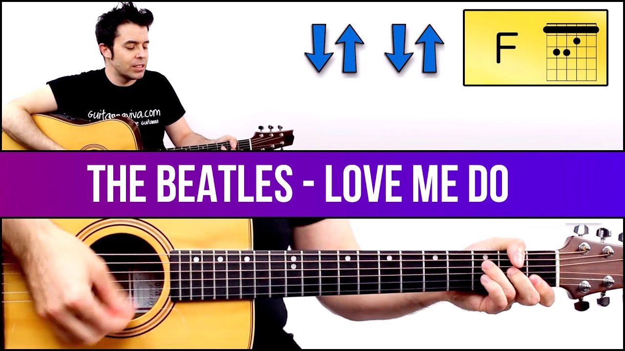 Aprende a tocar LOVE ME DO Tutorial Guitarra Fácil! sólo 3 acordes! como tocar Beatles