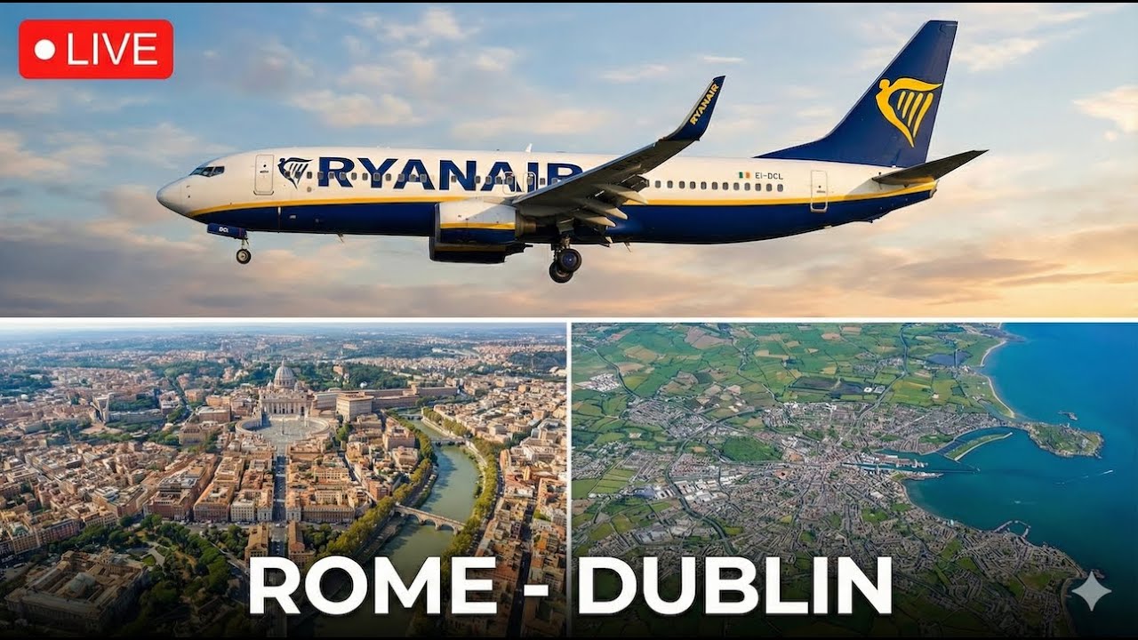 Poniedziałek może być fajny :) Rzym - Dublin | MSFS2024 | VATSIM |