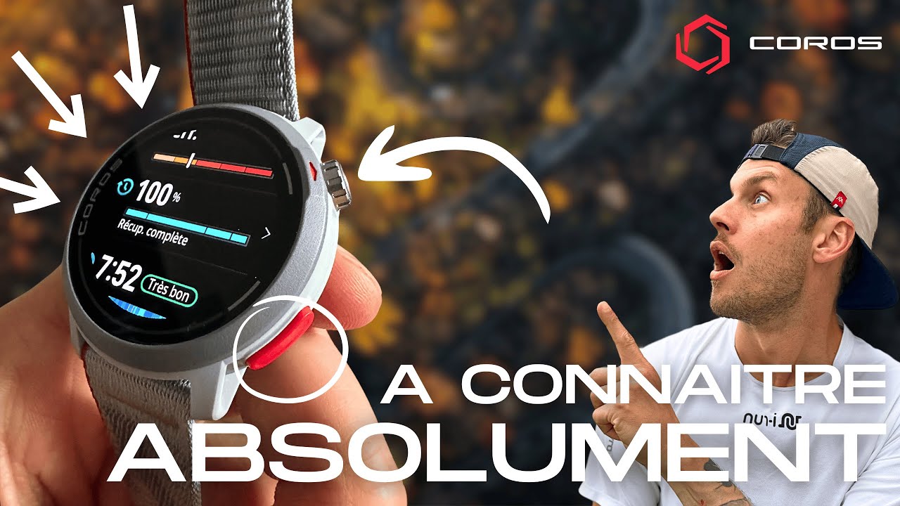 Tu as une COROS ? Tu DOIS connaître ces 5 fonctions !