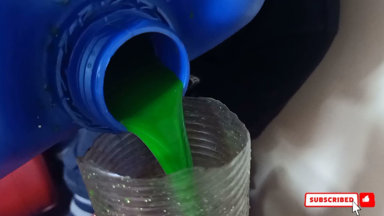 How To Change Coolant Water In Fire Diesel Engine (engine coolant refill)#coolantwater
