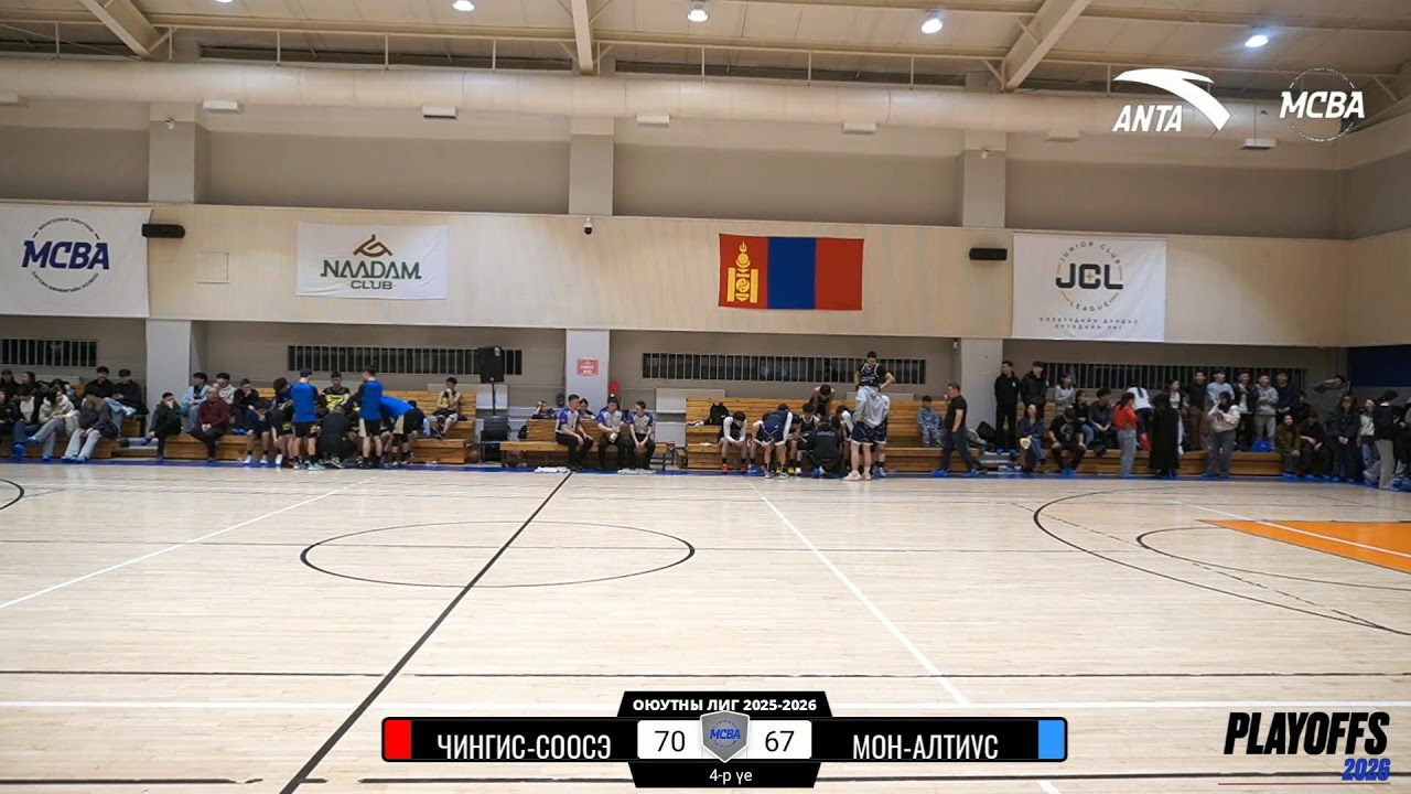 PLAYOFF GAME-2 ИХ ЗАСАГ ЧИНГИС-СООСЭ SPARTANS VS МОН-АЛТИУС LIONS