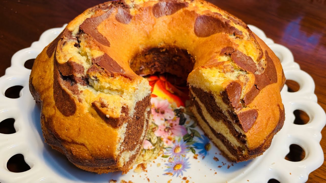 Delicious Marble Cake | کیک مرمری خوشمزه