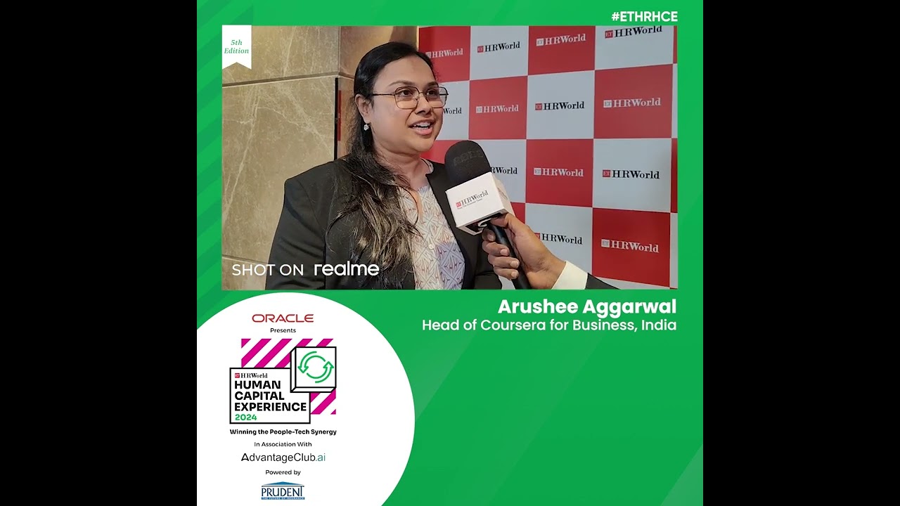 Arushee Aggarwal Head of Coursera for Business, India at ETHRHCE 2024!