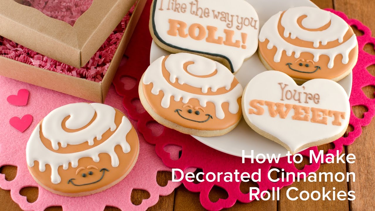 How to Make Decorated Cinnamon Roll Cookies