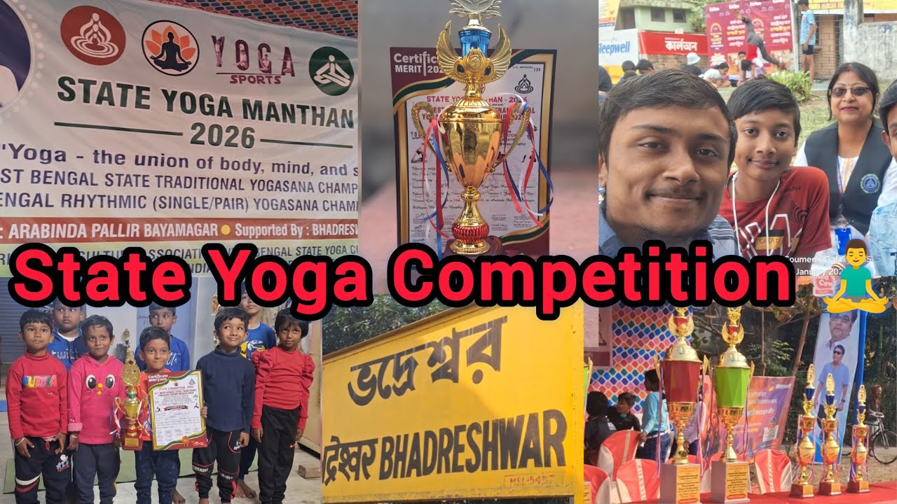 State Yoga 🧘‍♂️ competition  🏆🧘‍♂️✨️