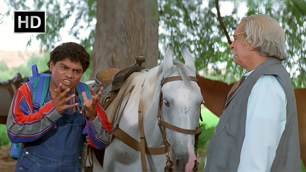 उनके मुँह पे गुस्से के अलावा को दूसरा Expression ही नहीं है | Johnny Lever, Kader Khan | Comedy