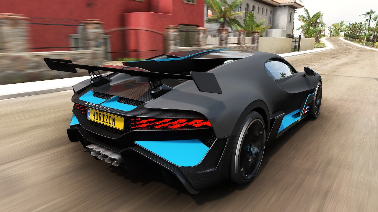Bugatti Divo - Forza Horizon 5 - Steering Wheel + Shifter Gameplay
