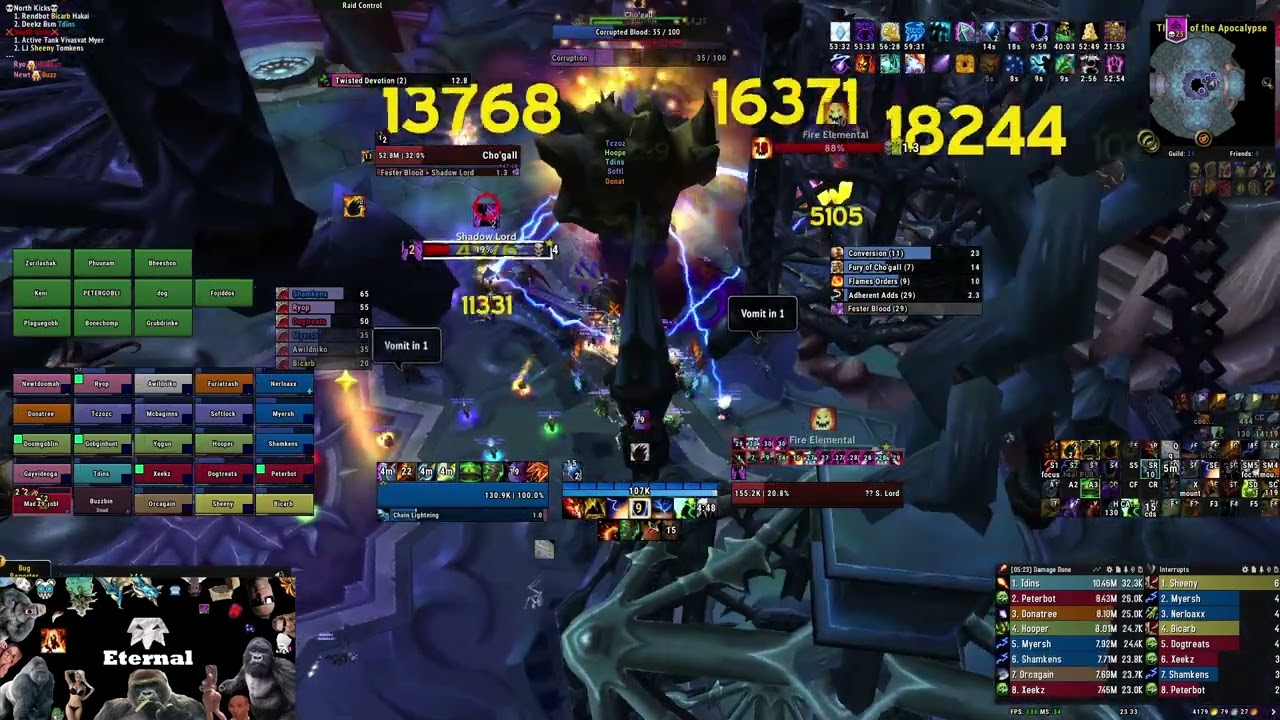 Cho'gall Heroic 25m | Bastion of Twilight | Elemental Shaman PoV | Cataclysm Beta