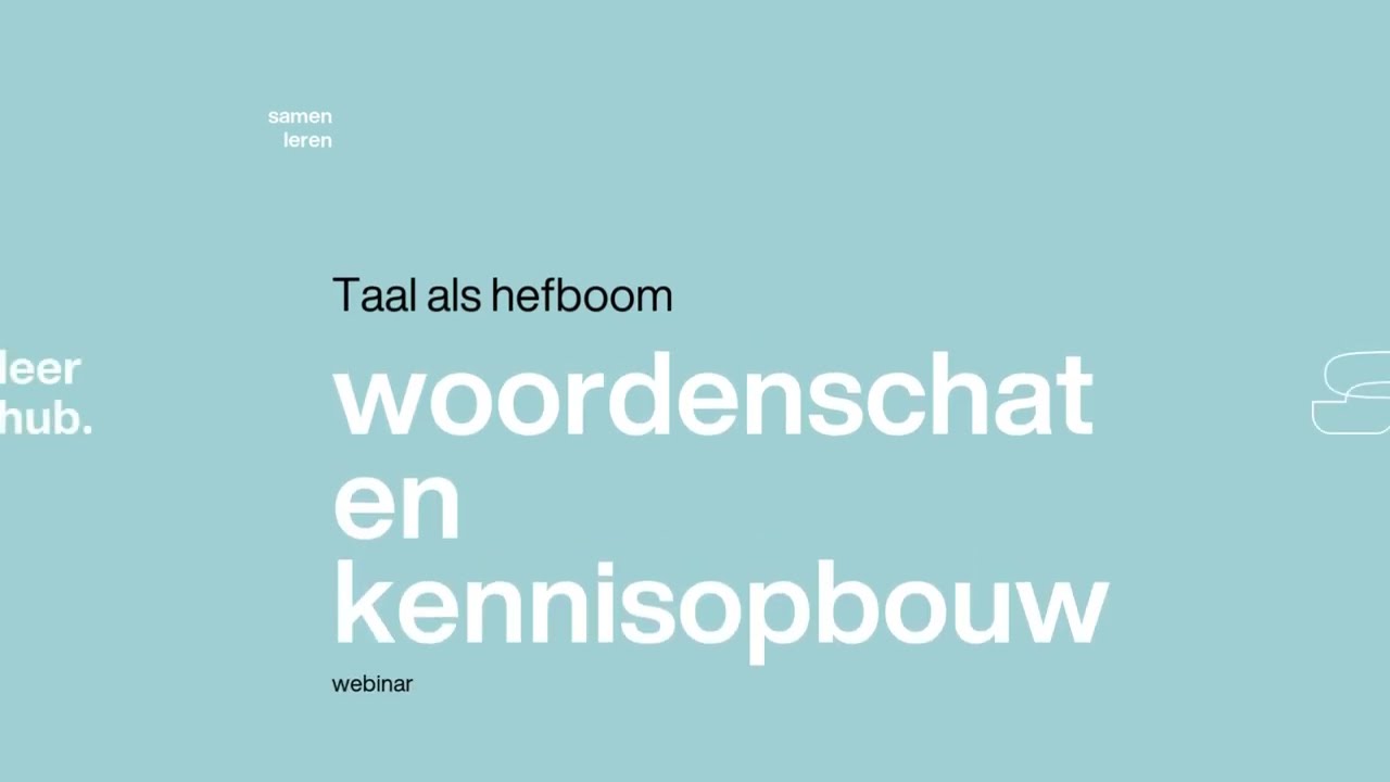 Taal als hefboom