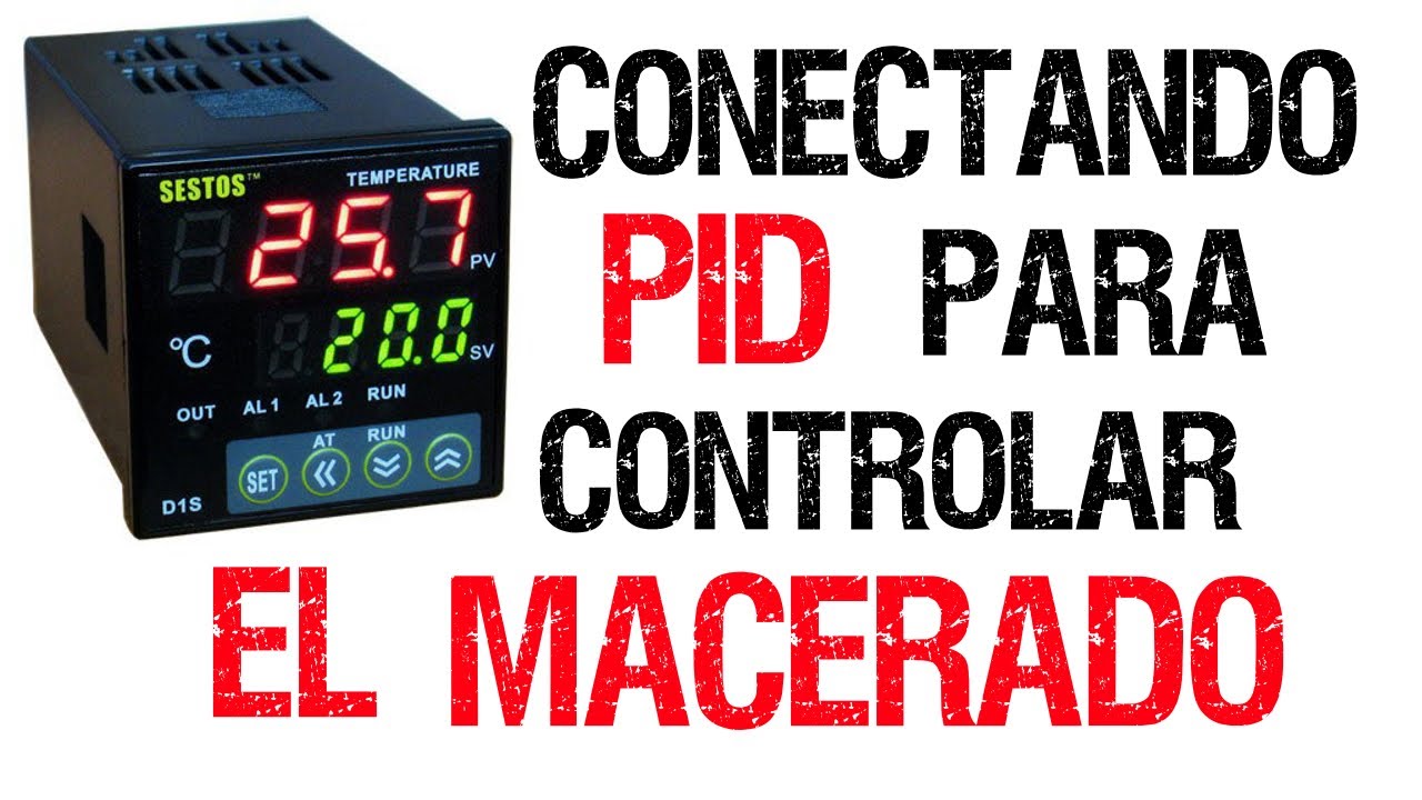 CONECTANDO TERMOSTATO (PID) PARA CONTROLAR EL MACERADO CERVECERO