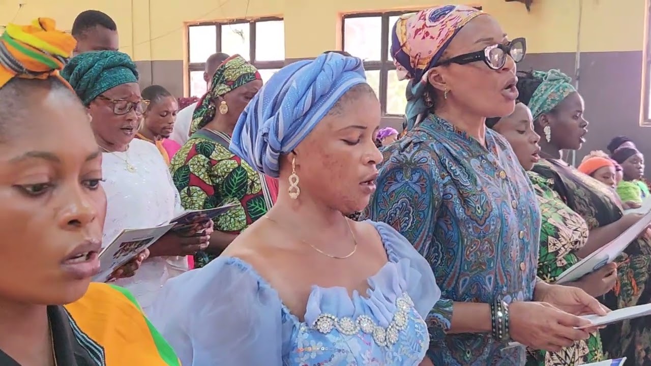 V.L.C ministering at iju diocese headquarters 
