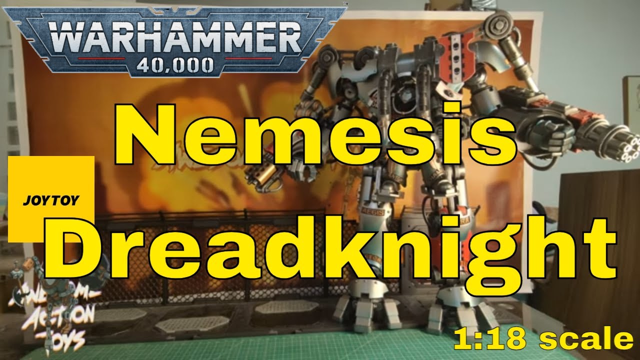 Фигурка «Немезида Дредкнайт» из Warhammer 40k в масштабе 1:18 от JoyToy. Настоящее произведение и...