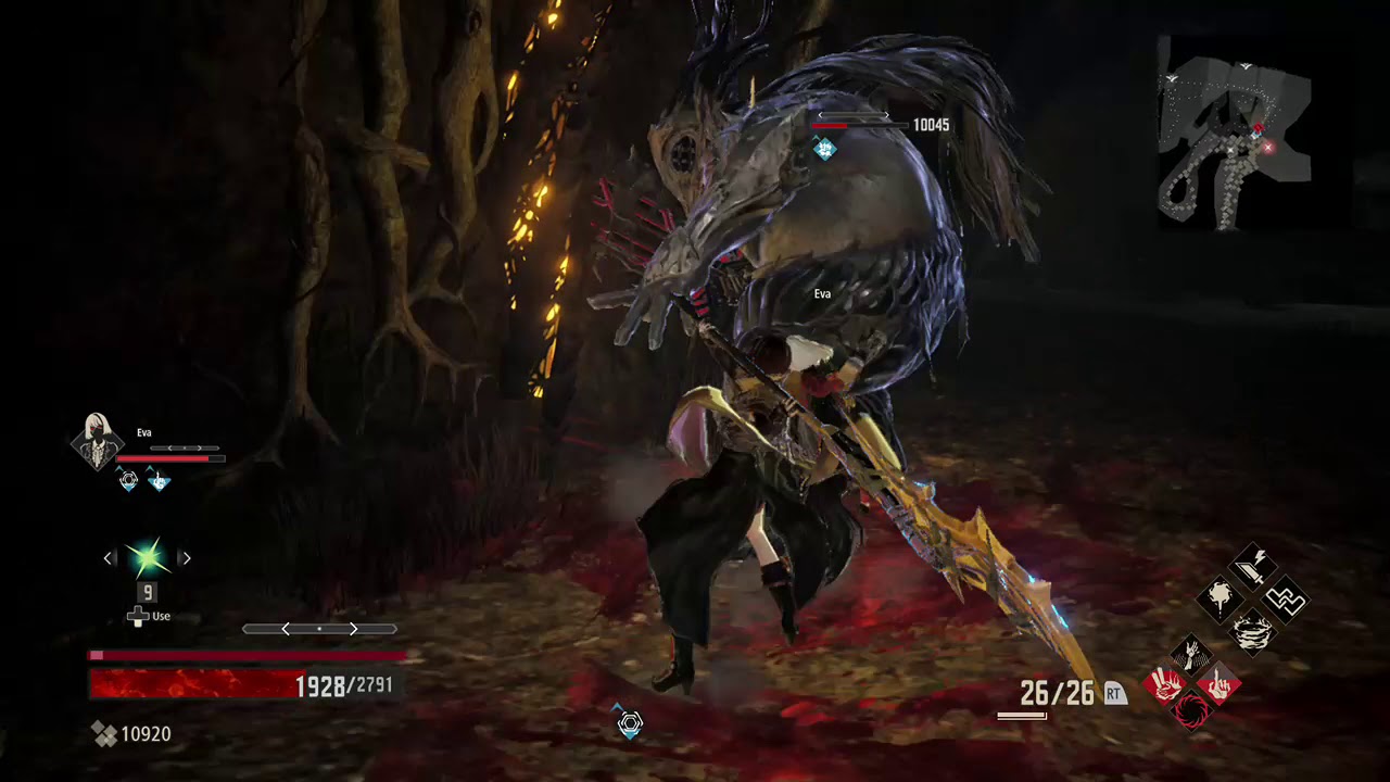Code Vein gameplay with Eva Alter Version