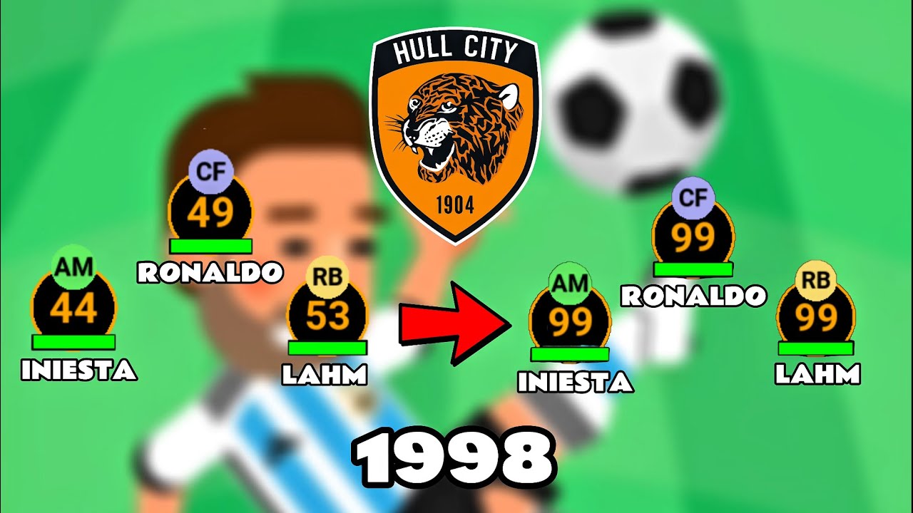 I made The BEST 1998 team in World Soccer Champs!!