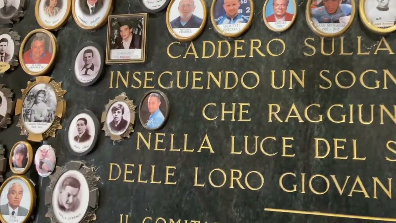 Museo del Ciclismo Madonna del Ghisallo (above Lake Como, Italy)