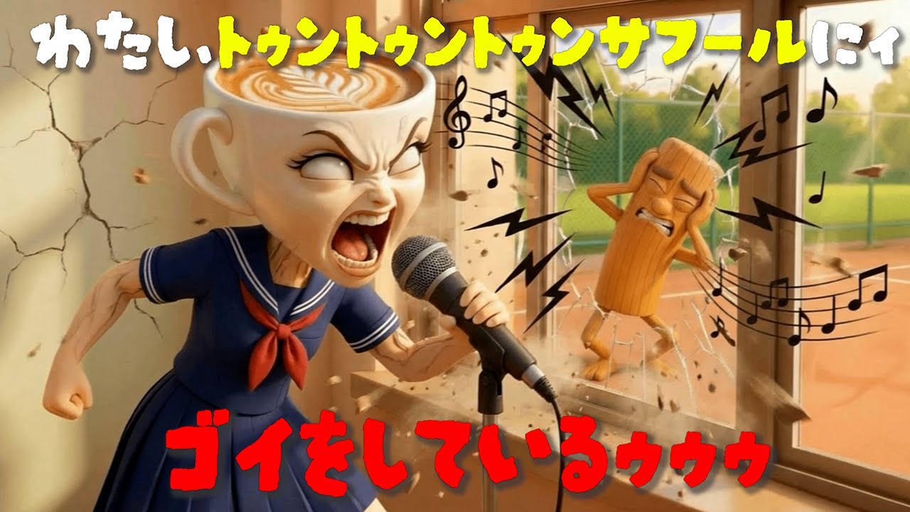 【音量注意】イタリアンブレインロット曲「トゥントゥントゥンサフールに恋している」デスボイスバージョン