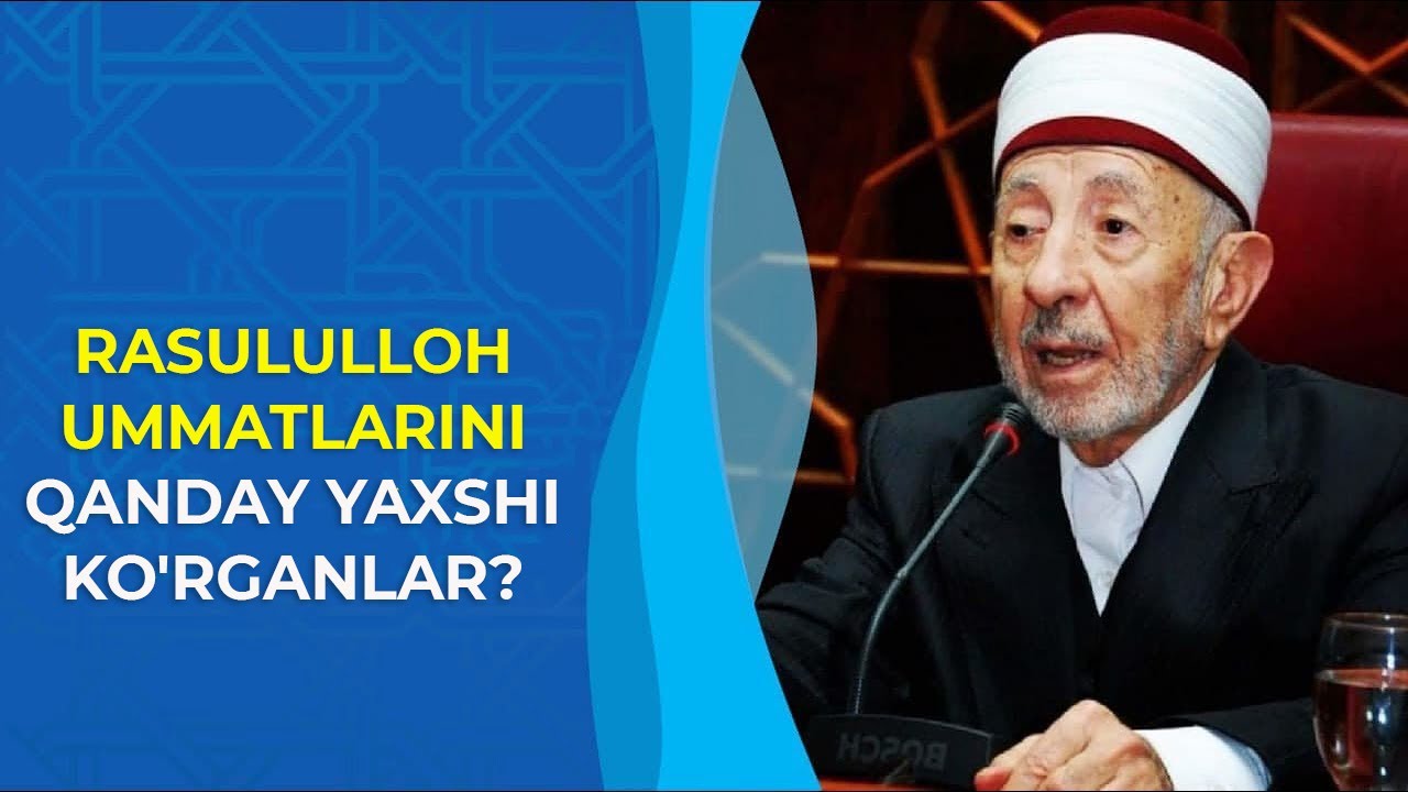 Rasulullohdan boshpana qidirishim Allohga bo‘lgan odobdir!
