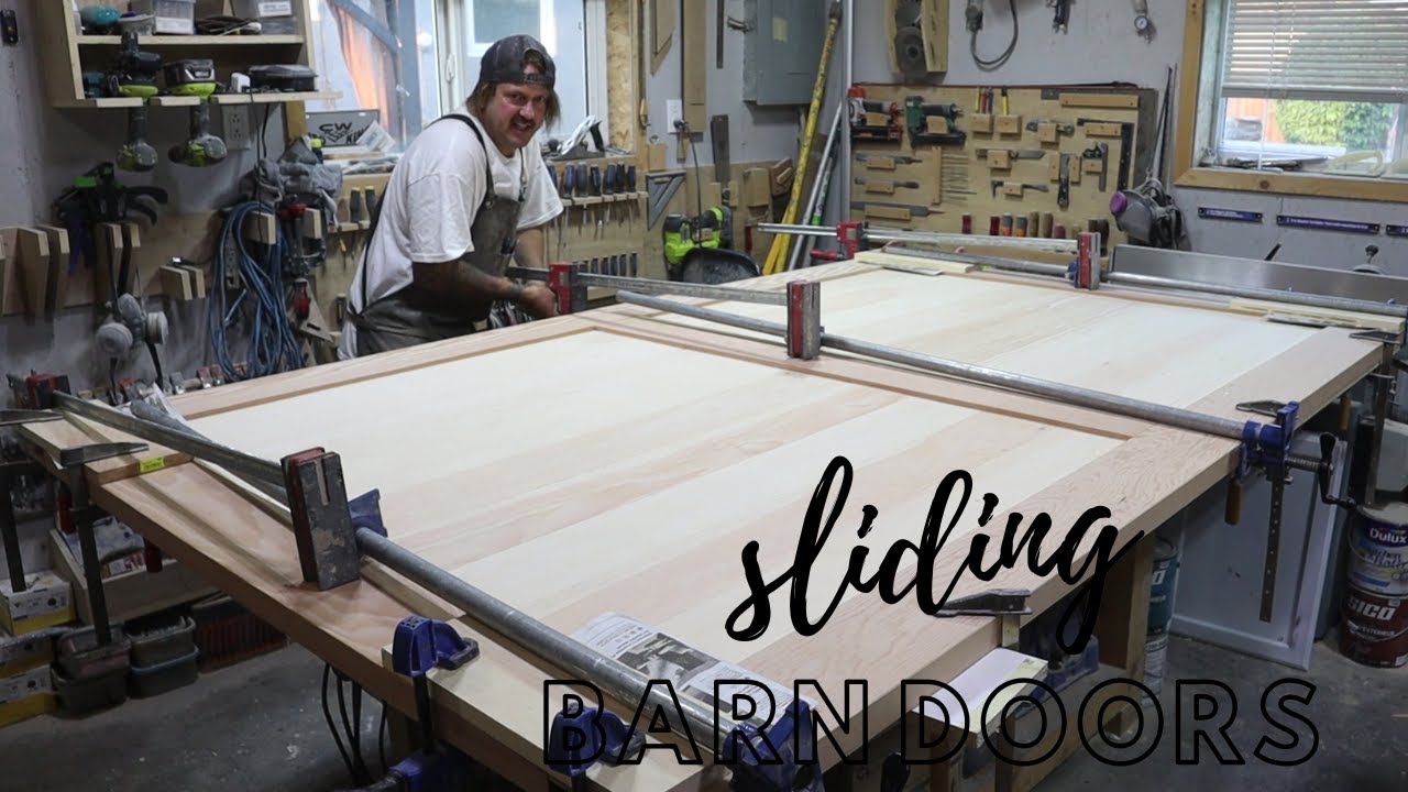 Building oversized barn doors