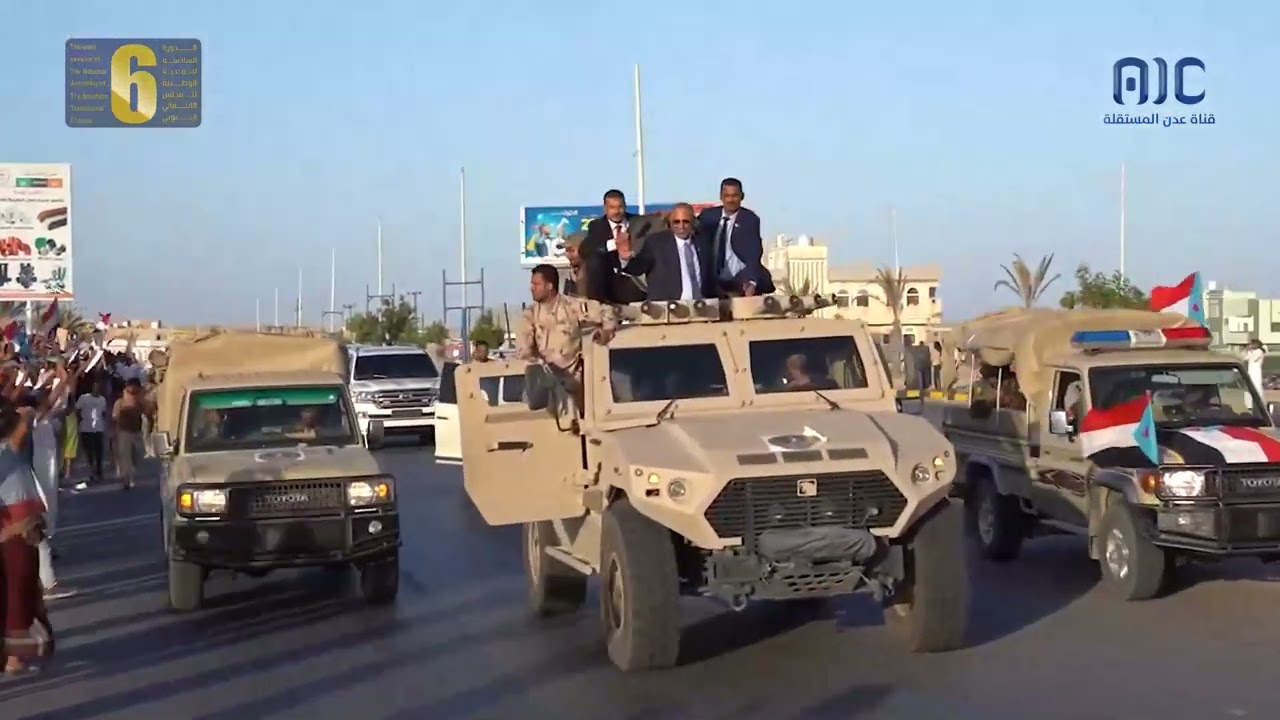 مشاهد من استقبال الرئيس القائد عيدروس الزُبيدي في المكلا