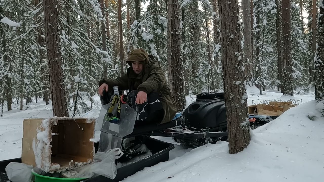 Завтра Метель! Срочная Заброска Капканов в Глухой Тайге. По следам росомахи и ходового лося.