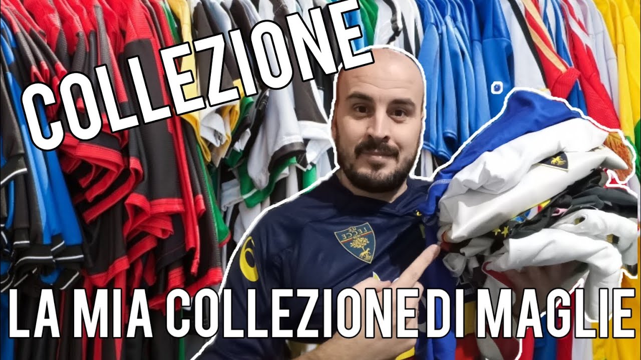 TUTTA LA MIA COLLEZIONE DI MAGLIETTE DA CALCIO 🤩 TANTE SQUADRE 💪🏻