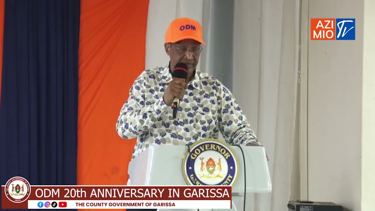 ODM Celebrations Held in Garissa to Commemorate Party’s 20th Anniversary