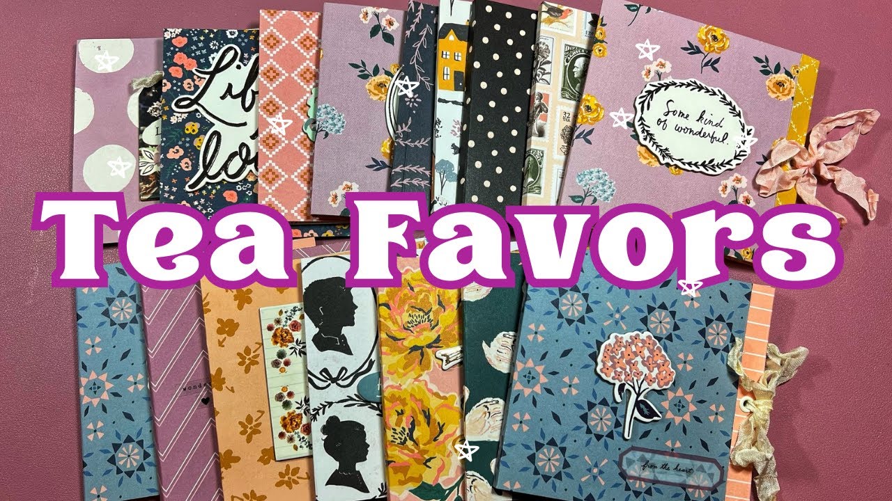 Craft Fair Idea #2: TEA FAVORS 🦋 Craft Fair Series 2024