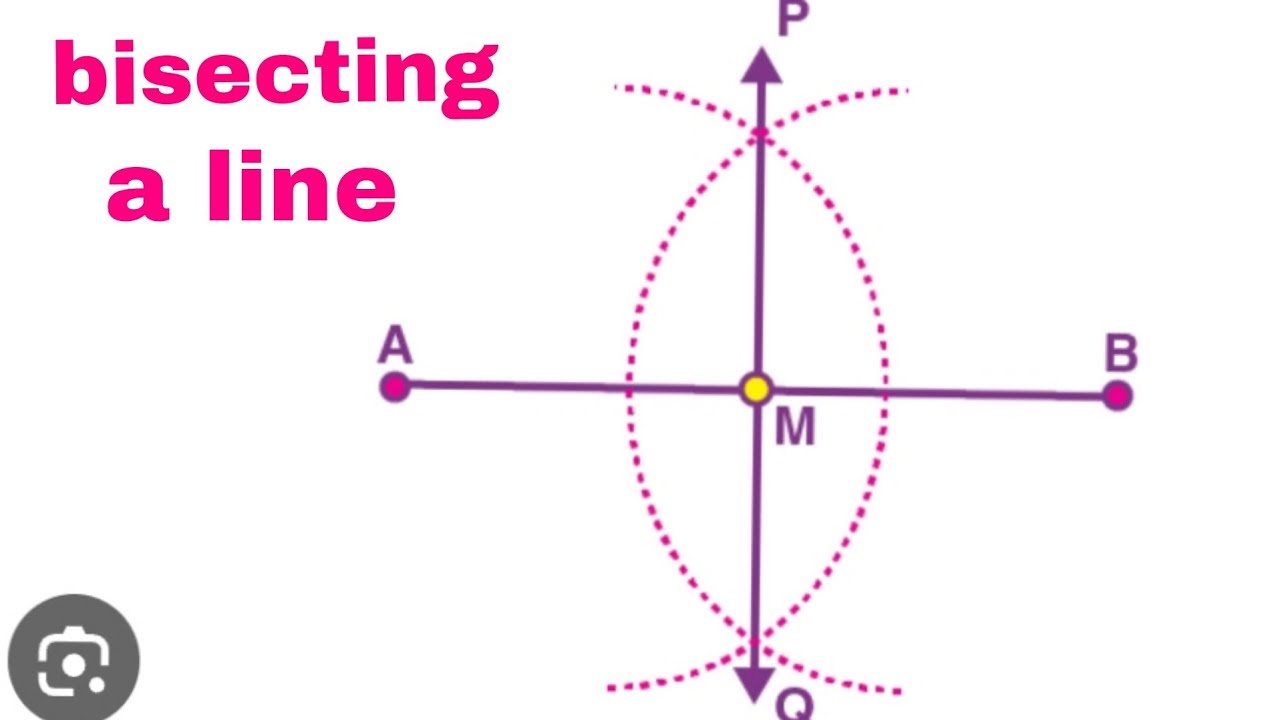 bisecting a line