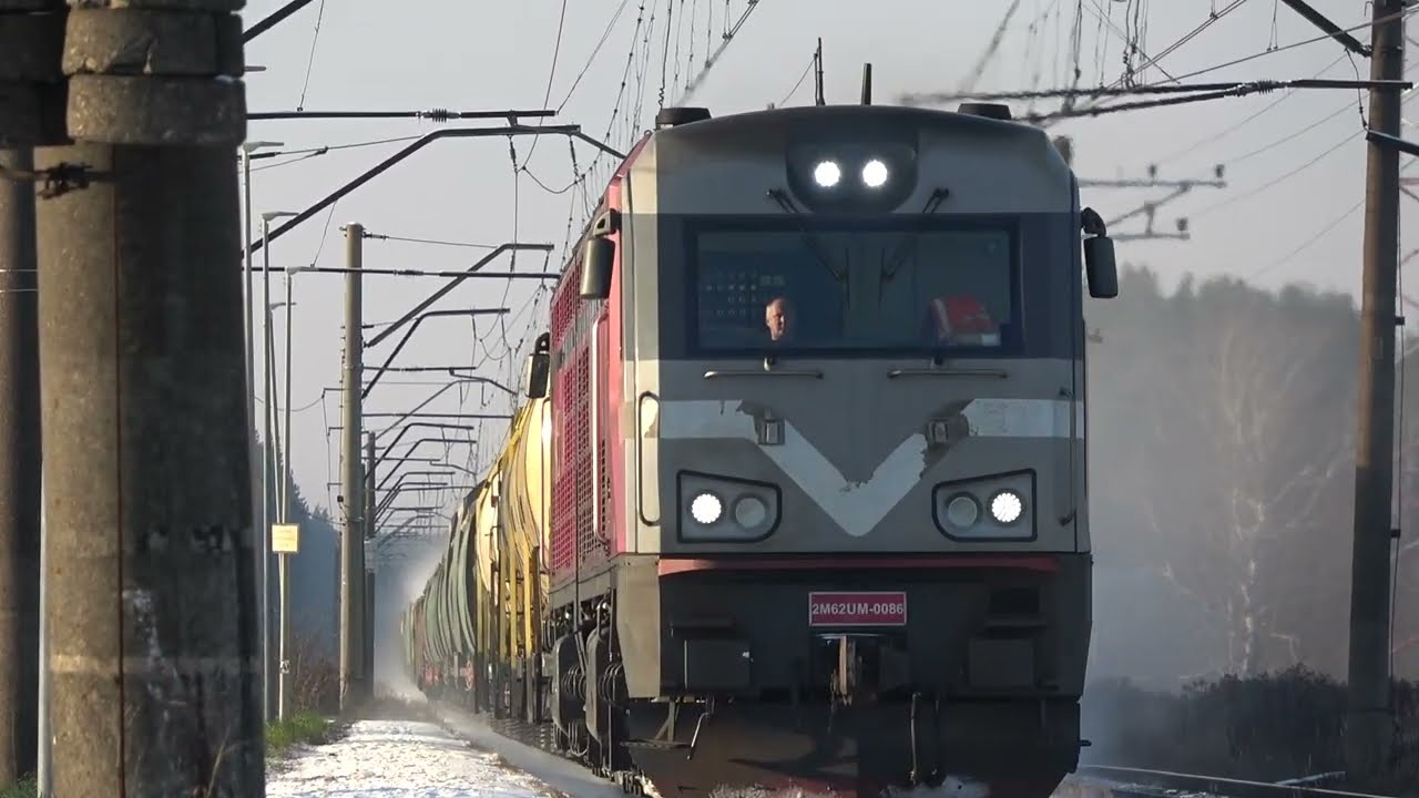 2М62УМ-0086 Проезжает о.п. Доле | 2M62UM-0086 passing s.p. Dole