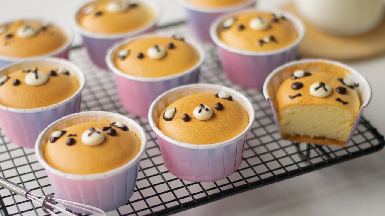 Bánh Cupcake Mềm Xốp, Tan Ngay Trong Miệng | Moist & Fluffy Cupcakes [No Butter, Baking Powder]