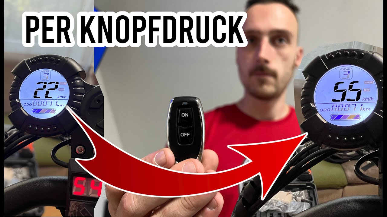 Die geilste Tuning Methode 🔥| Escooter Schneller machen mit Fernbedienung