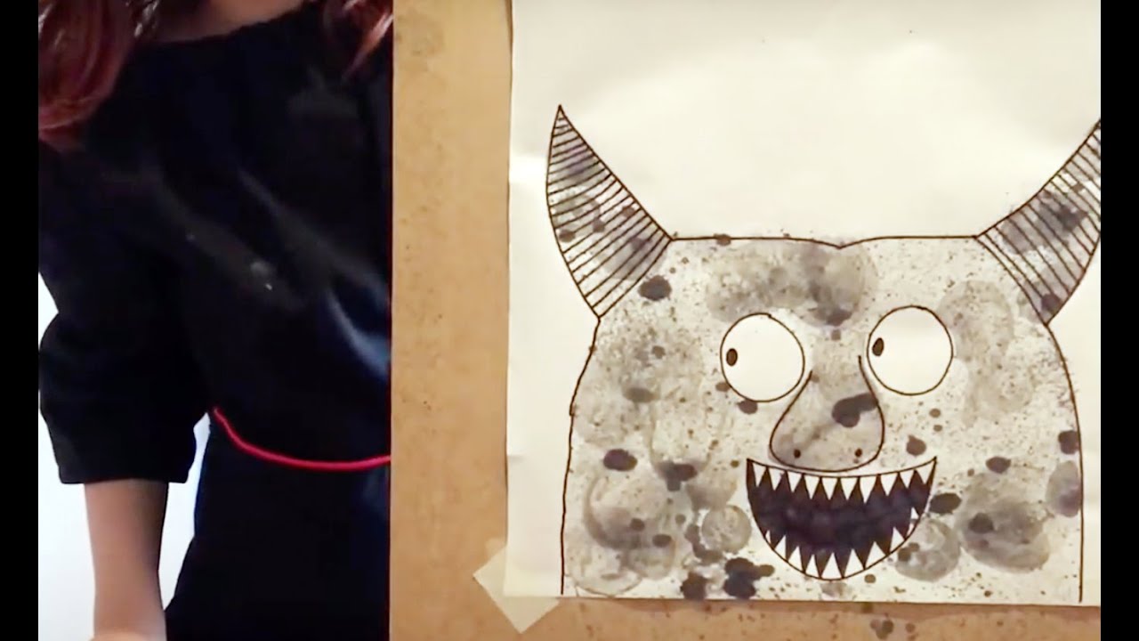 How To Blow Paint | Let's Make Art - Blow Painting Workshop For Kids