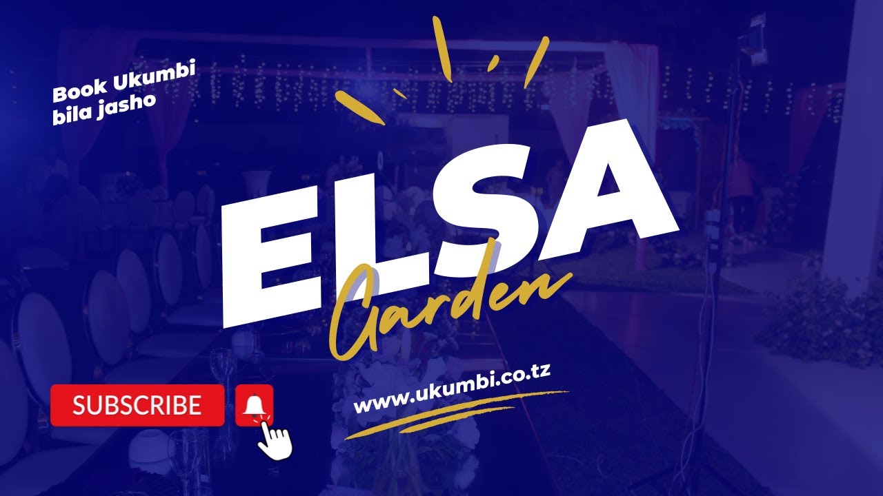 Best Garden  Venue Elsa Garden | Any occasion wedding, sendoff, party, dinner | ukumbi.co.tz